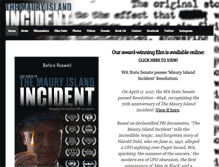 Tablet Screenshot of mauryislandincident.com